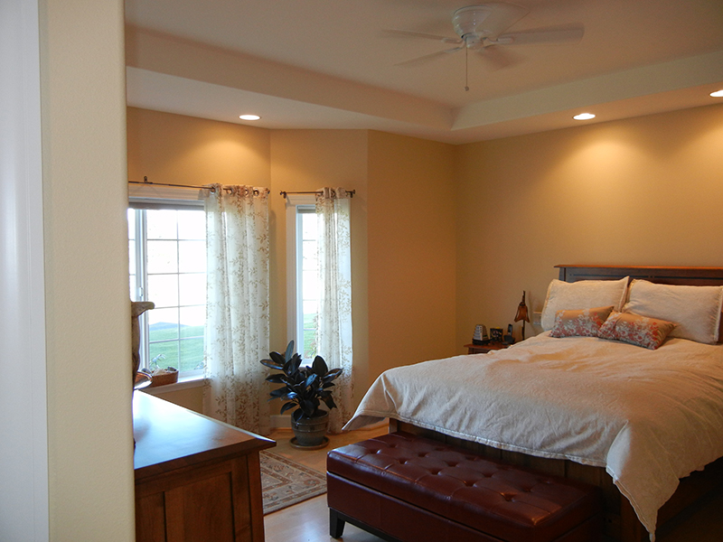 Pleasant Hill Interior Master Bedroom Painted