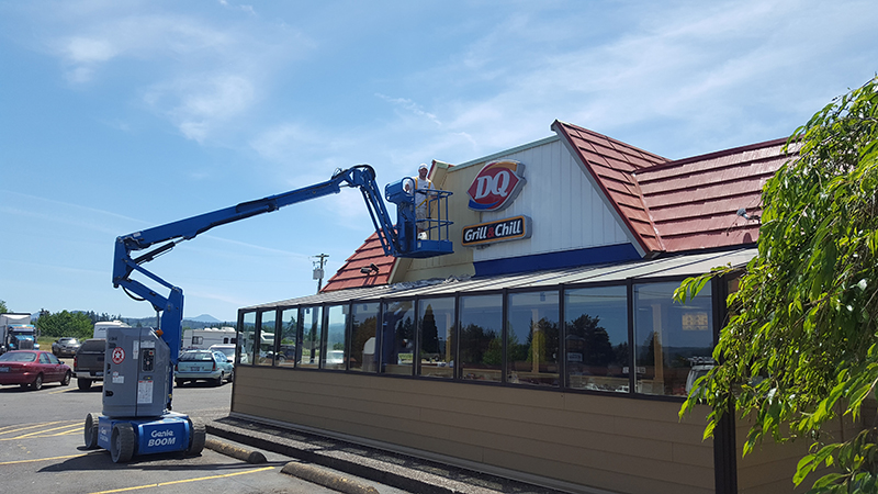 Pleasant Hill DQ Exterior Painting