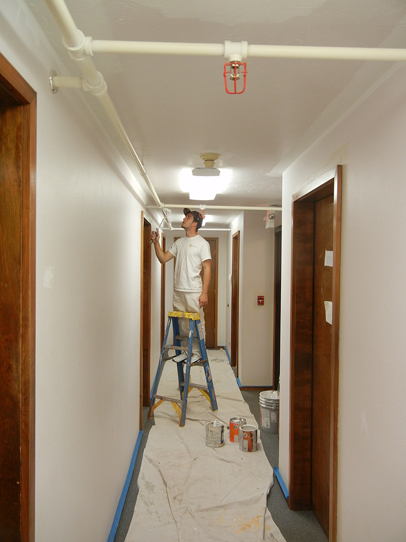 Commercial Facility Corridors Painting