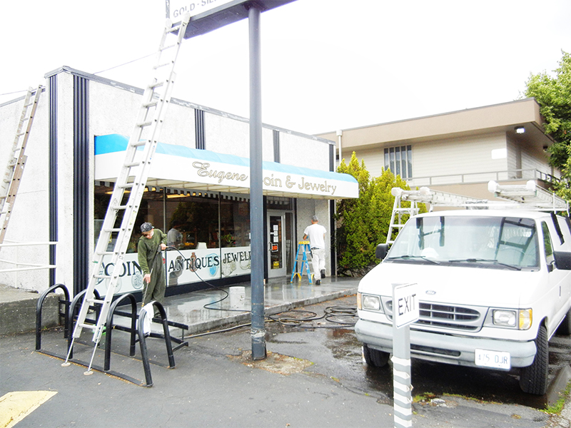 Store Front Exterior Commercial Painting