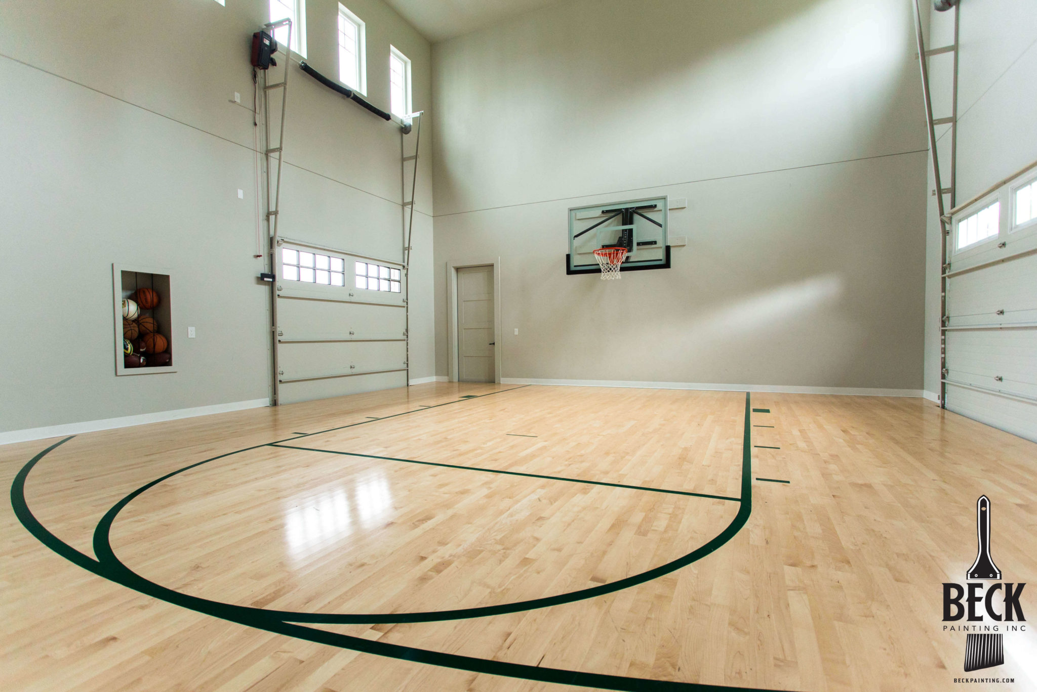 Coburg Home Painter for painted sports basketball court