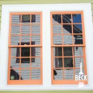 leaded windows painted sash