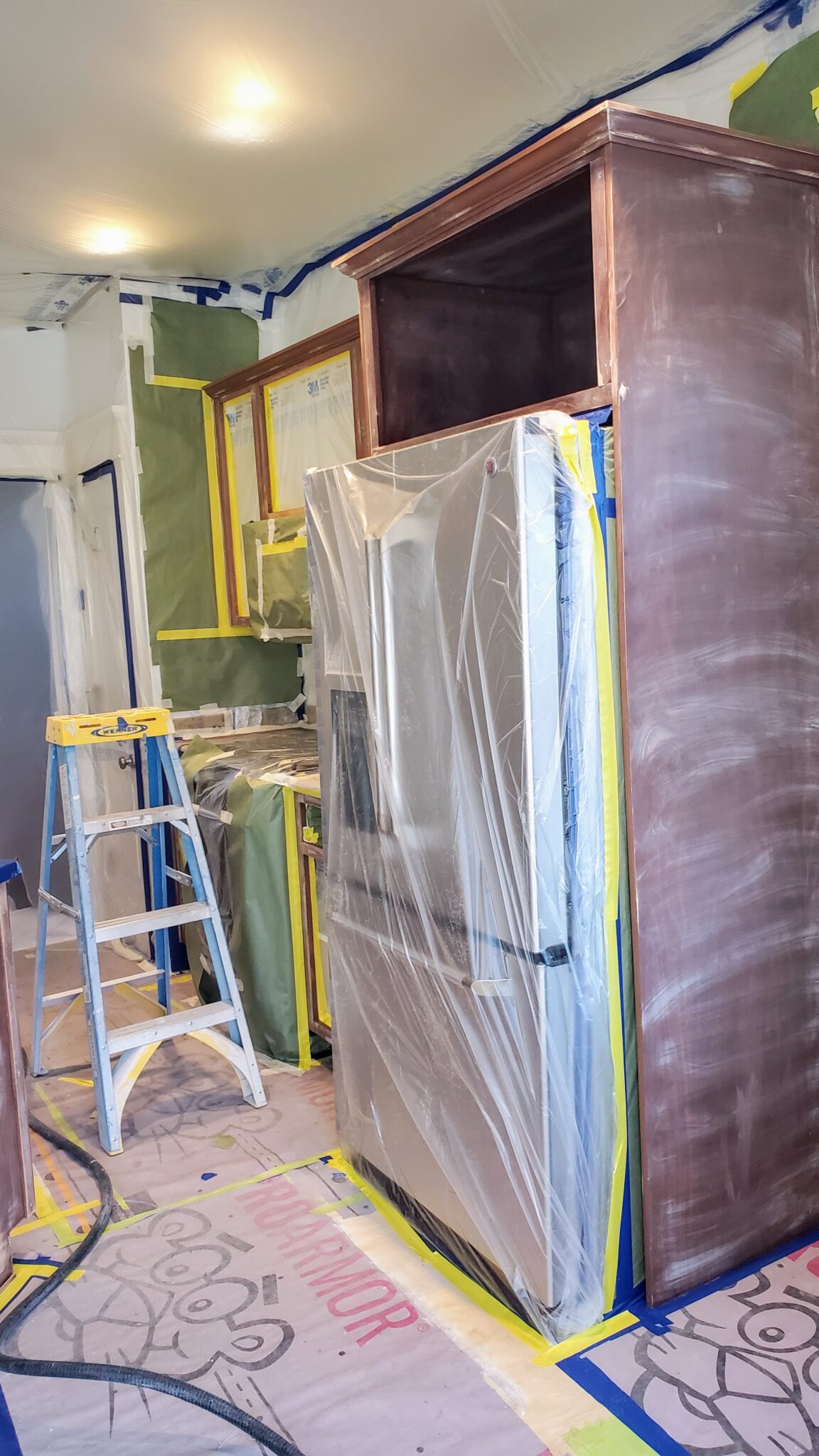 Before Santa Clara Eugene Painted Cabinets for Kitchen Makeover