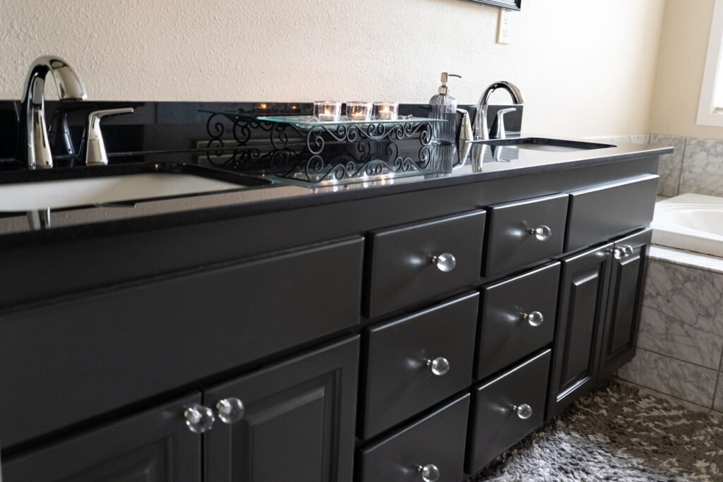 Cabinet Painting of Bathroom Vanity