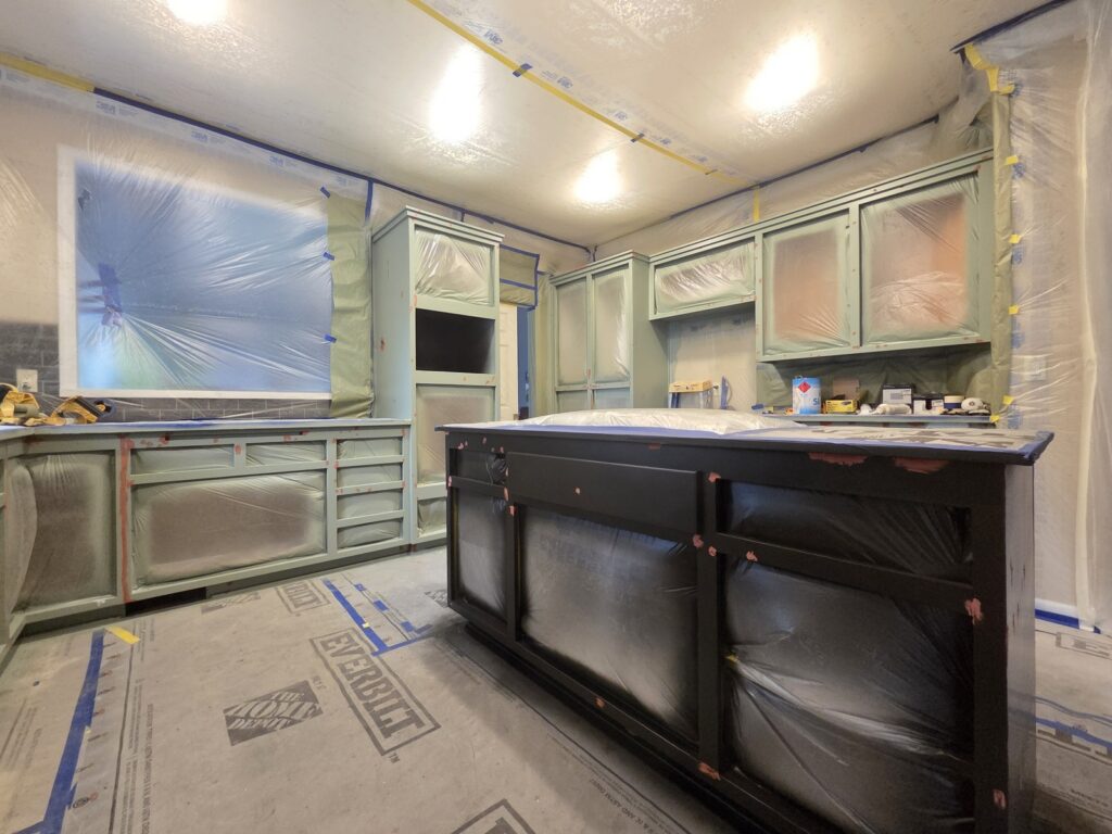 Masking Cleaning and Sanding before Primer Coats